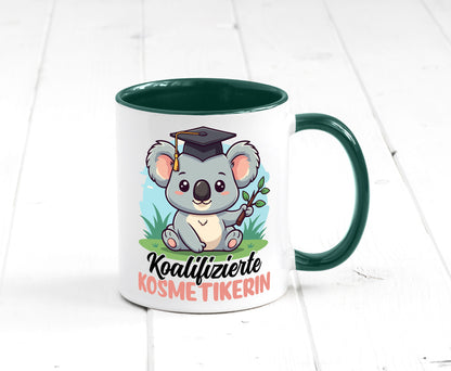 Koalifizierte Kosmetikerin | Kosmetik Stylistin Geschenkidee Humor Tasse