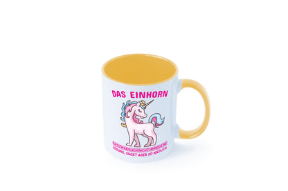Niedliches Einhorn | lustige Tasse Frauen Mädchen lustiger Spruch Geschenk