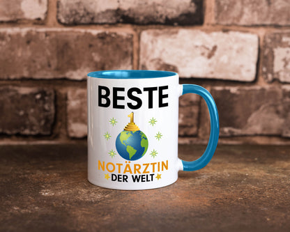 Welt Beste Notärztin | Ärztin lustig Humor Geschenkidee Geschenk Tasse