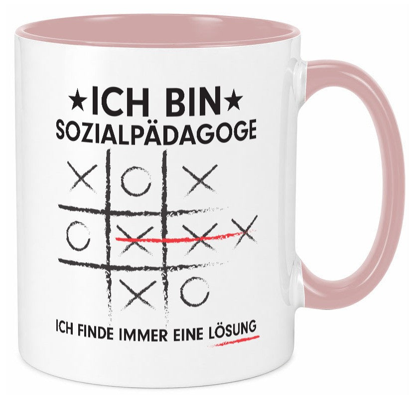 Löse Probleme: Sozialpädagoge | Pädagoge Humor Geschenkidee Tasse