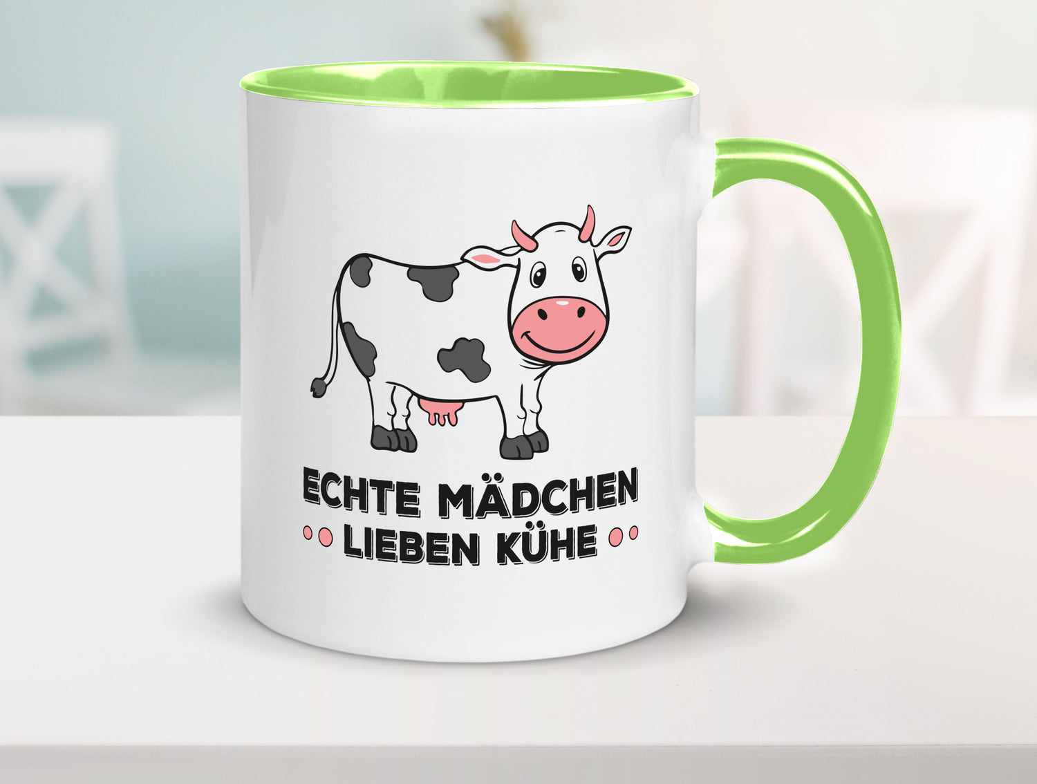 Echte mädchen lieben Kühe | Farm Farmer Bauer lustiger Spruch Geschenk Humor