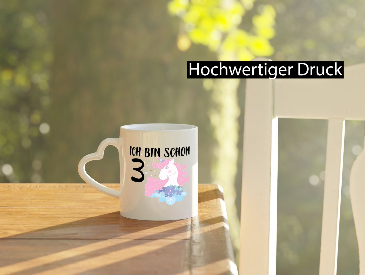 Ich bin schon 3 | 3. Geburtstag Kind Jährige Einhorn Geschenkidee Humor Tasse