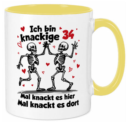 34. Geburtstag | Knackige 34 Ich bin alt v2 lustiger Spruch Geschenk