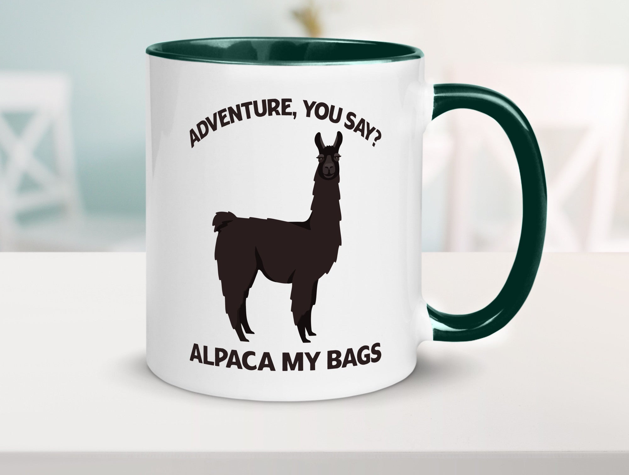 Adventure, Alpaca | Humor Geschenkidee Tasse