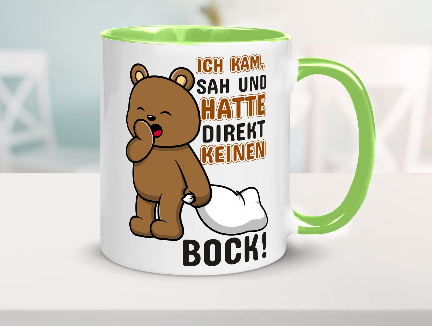 Direkt keinen Bock! | Büro Faultier Morgenmuffel Geschenk Arbeit Kollegen