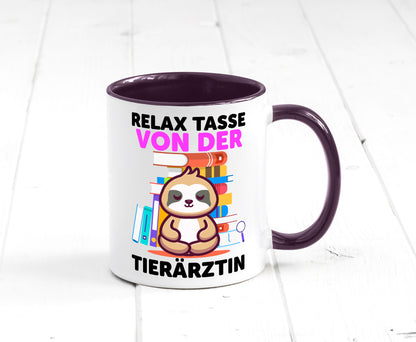 Relax Tasse: Tierärztin | Mediziner Tiermedizin Humor Tierliebhaber