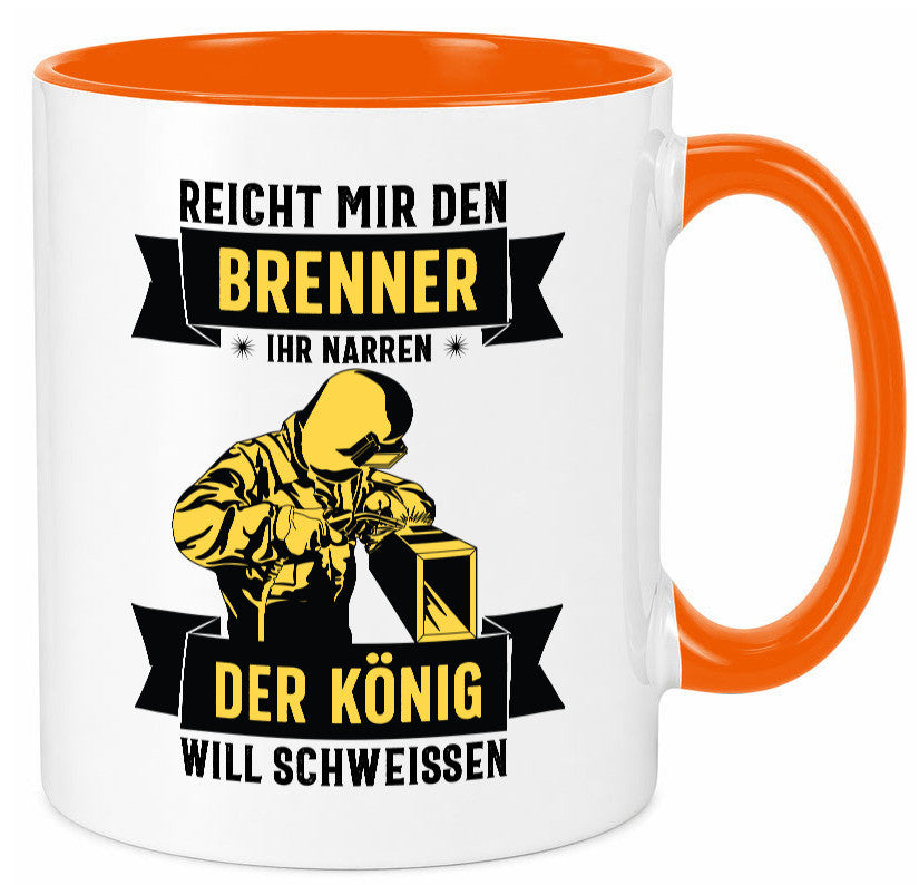 König will schweissen | Schweisser Sterne lustiger Spruch Geschenk Humor