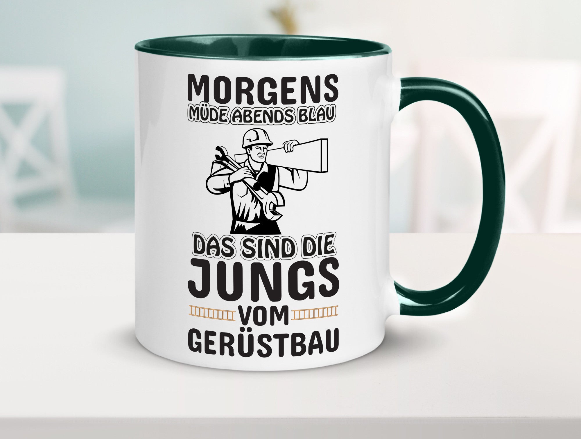 Jungs vom Gerüstbau | Gerüstbauer Tasse Baustelle Geschenk Humor Geschenkidee