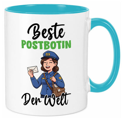 Beste Postbotin | Beruf Post Briefträger v2 lustig Arbeit Kollegen Büro