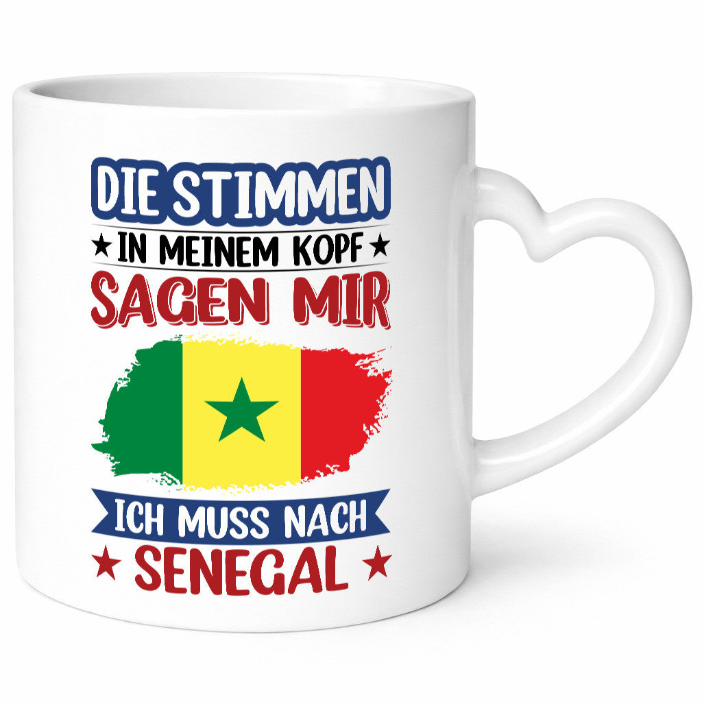 Senegal | Urlaub Stimmen in meinem Kopf Traumland v2 lustig Humor Geschenkidee