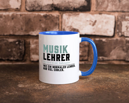 Musiklehrer | Lehrer Unterricht Lieblingslehrer Geschenkidee Humor Tasse