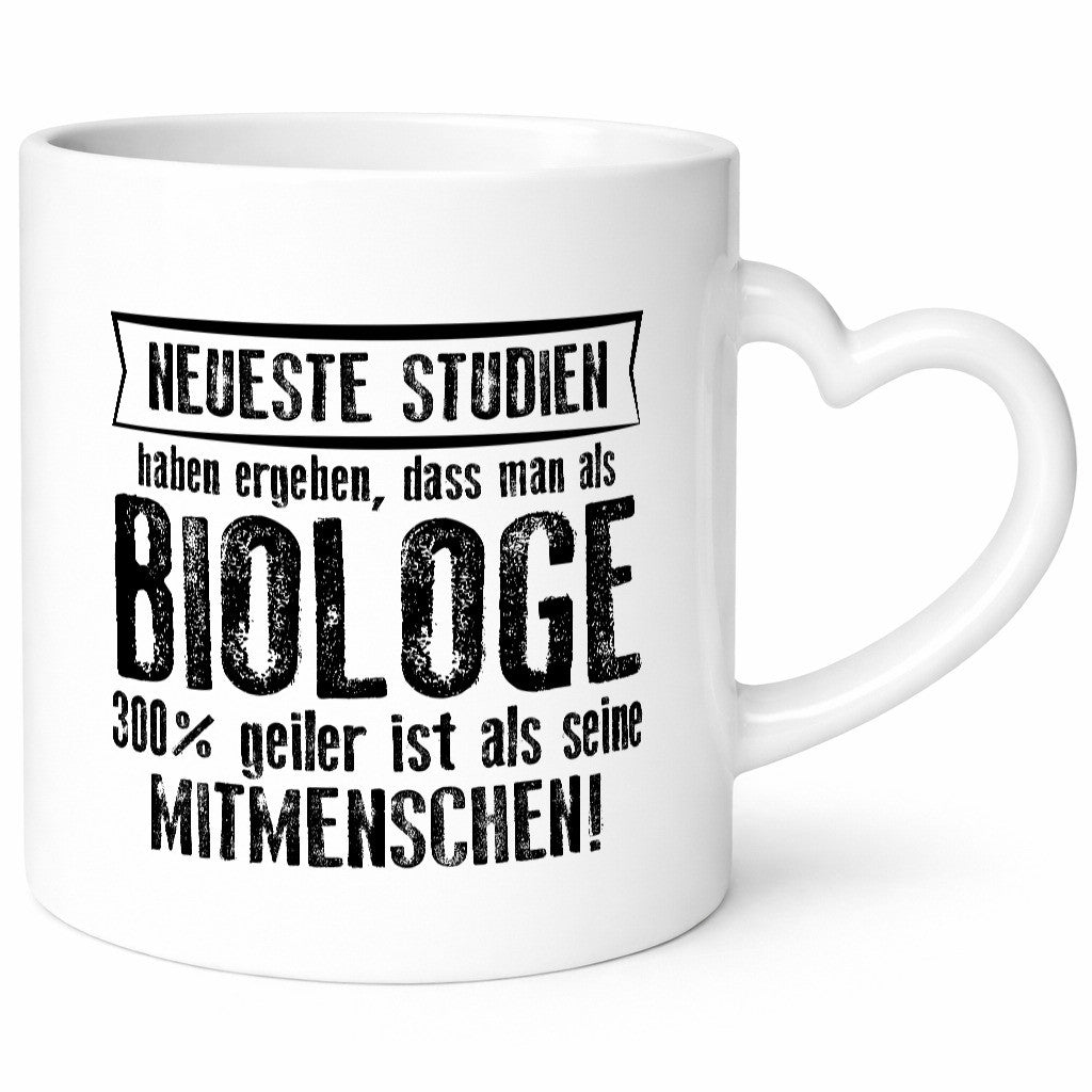 Neuste Studien: Biologe | Biologie Naturforscher Humor Geschenkidee Tasse