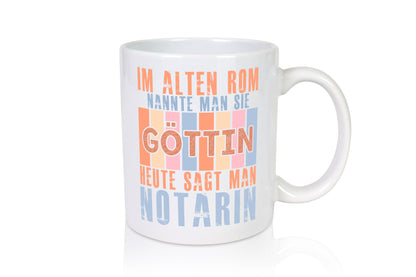 Heute sagt man: Notarin | Juristin lustiger Spruch Geschenk Humor Geschenkidee