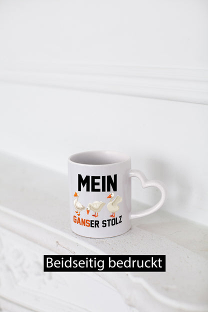 Mein ganser Stolz | Gans Gänsezüchter v2 lustig Humor Geschenkidee Geschenk