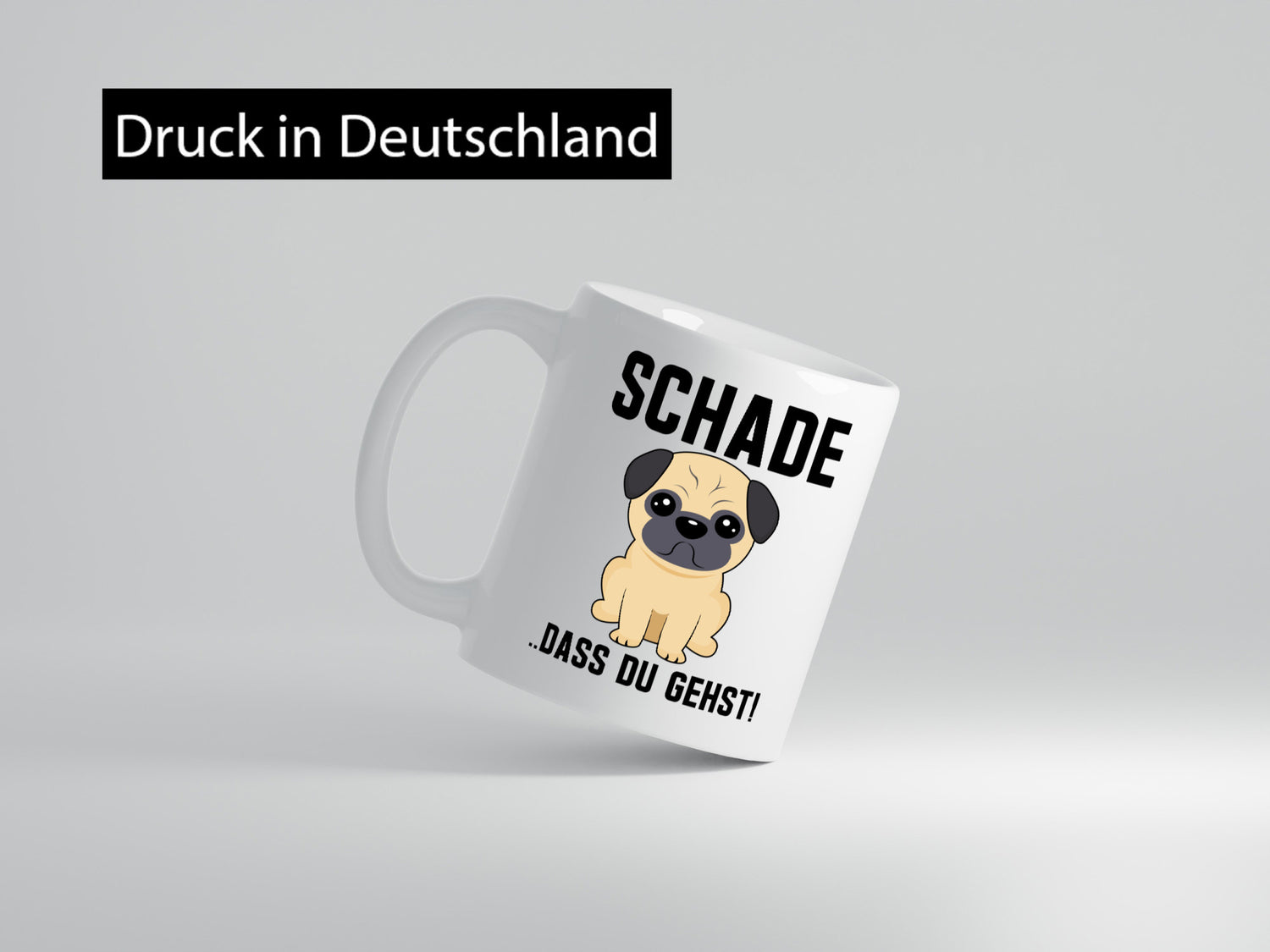 Schade das du gehst | Traurig Trauriger Hund Geschenk Tierliebhaber Humor