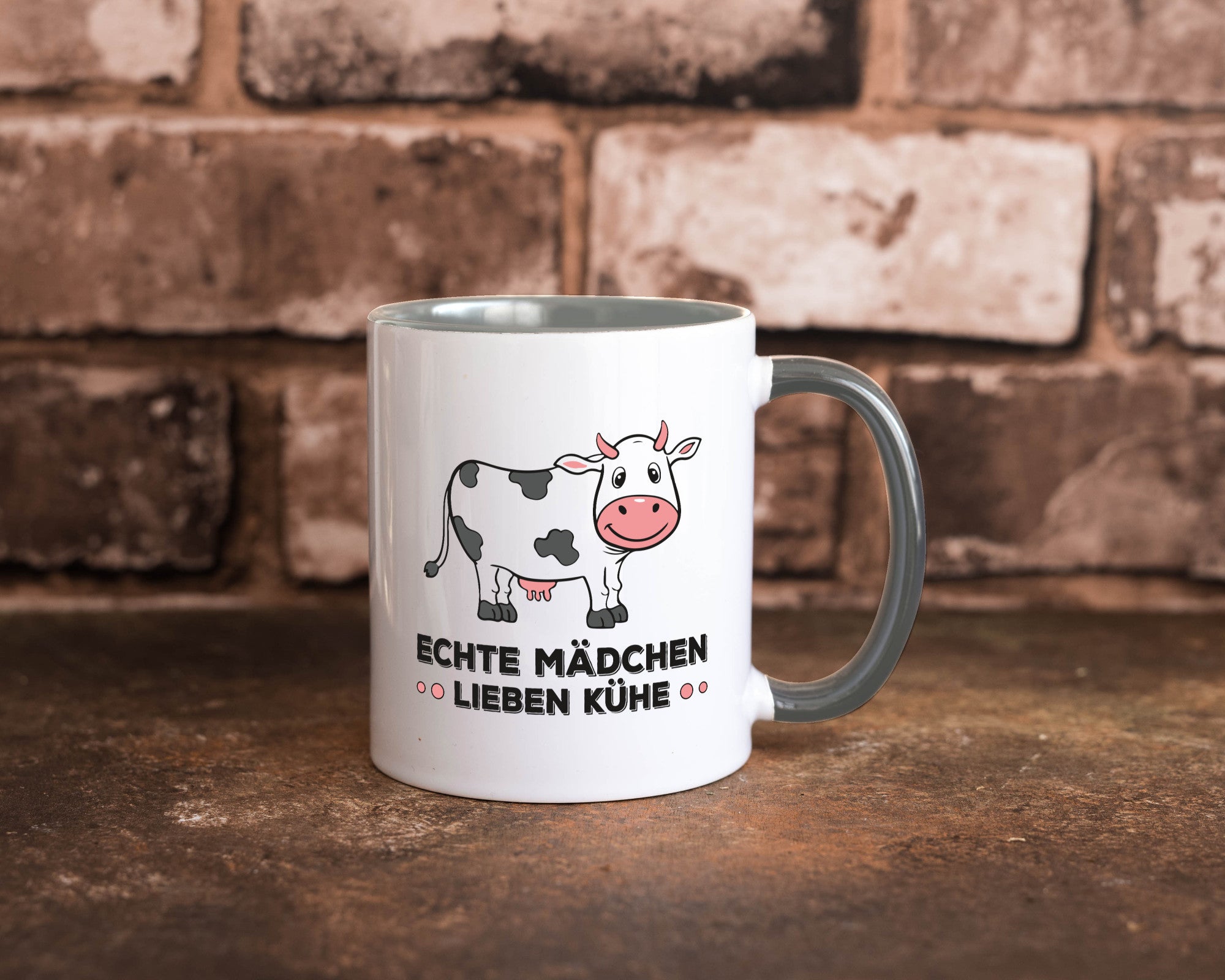 Echte mädchen lieben Kühe | Farm Farmer Bauer lustiger Spruch Geschenk Humor
