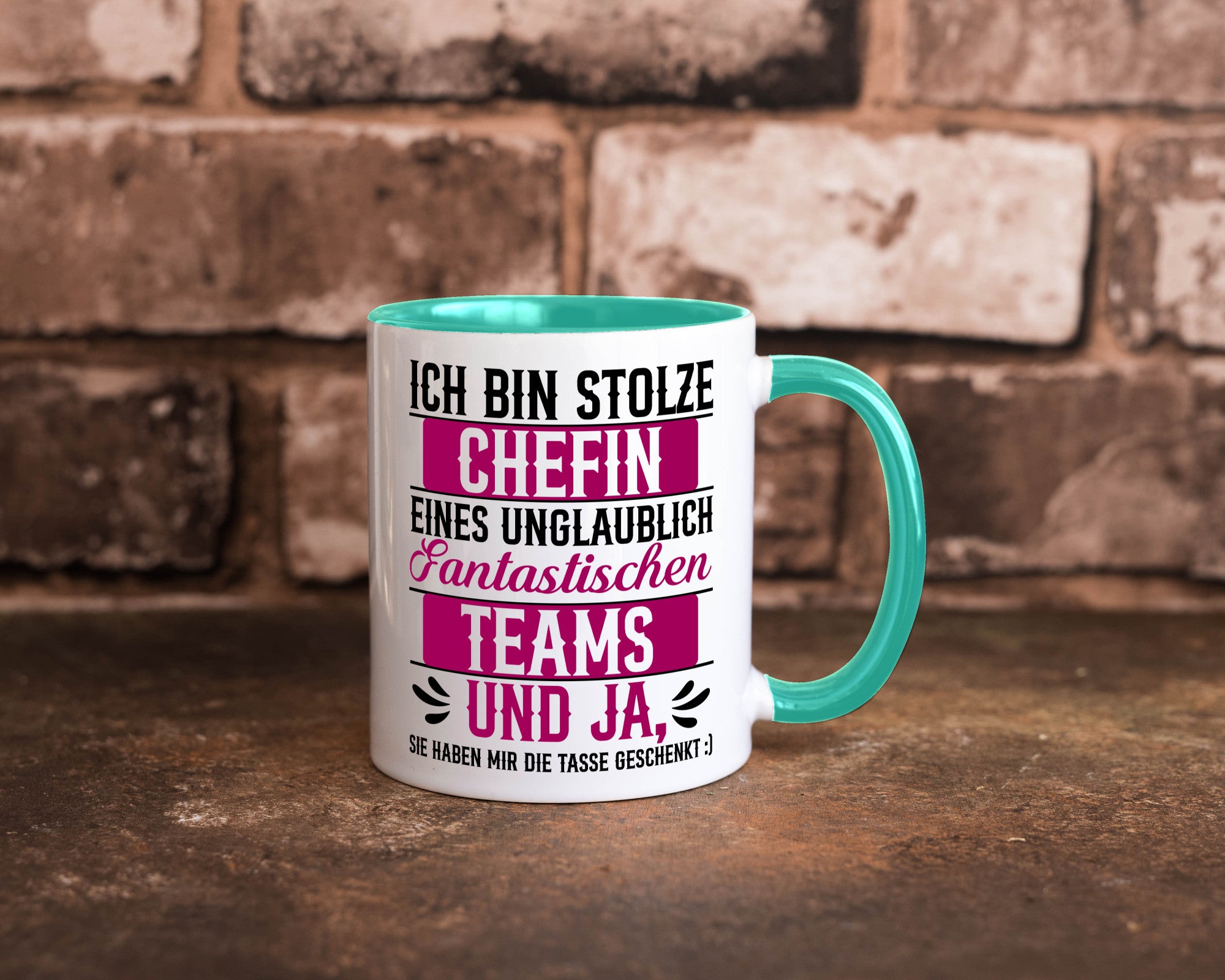 Stolze Chefin | Tolles Team Mitarbeiter lustig Arbeit Kollegen Büro Geschenk