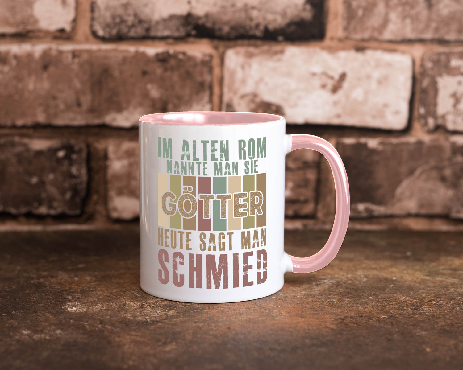 Heute sagt man: Schmied | schmieden lustig Humor Geschenkidee Geschenk Tasse