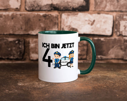 Ich bin jetzt 4 | Polizei 4. Geburtstag Jähriger Geschenk Geschenkidee lustiger