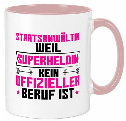 Superheldin Staatsanwältin | Anwältin Humor Geschenkidee Tasse