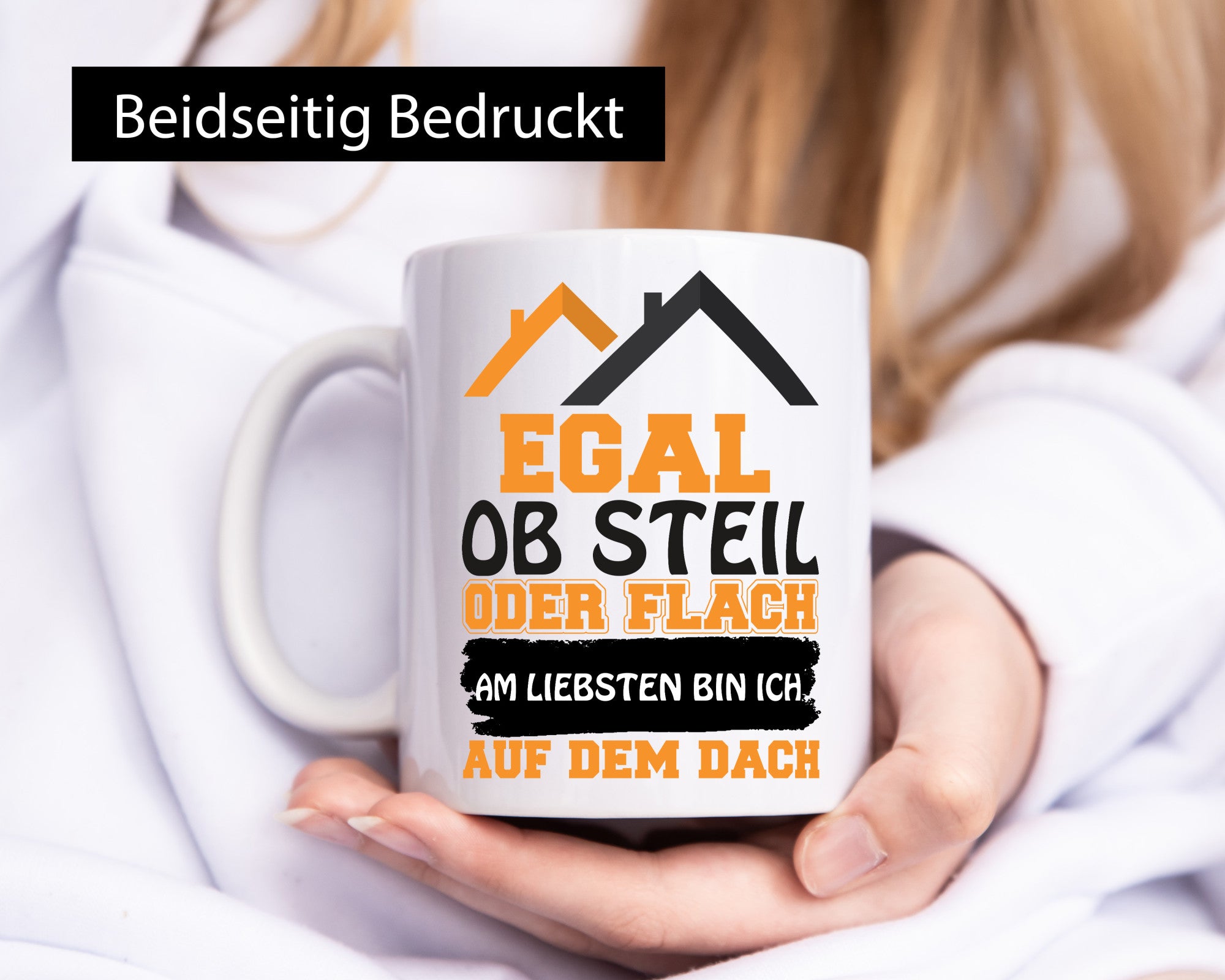 Dachdecker Spruch | Beruf Tasse lustiger Geschenk Arbeit Kollegen Büro