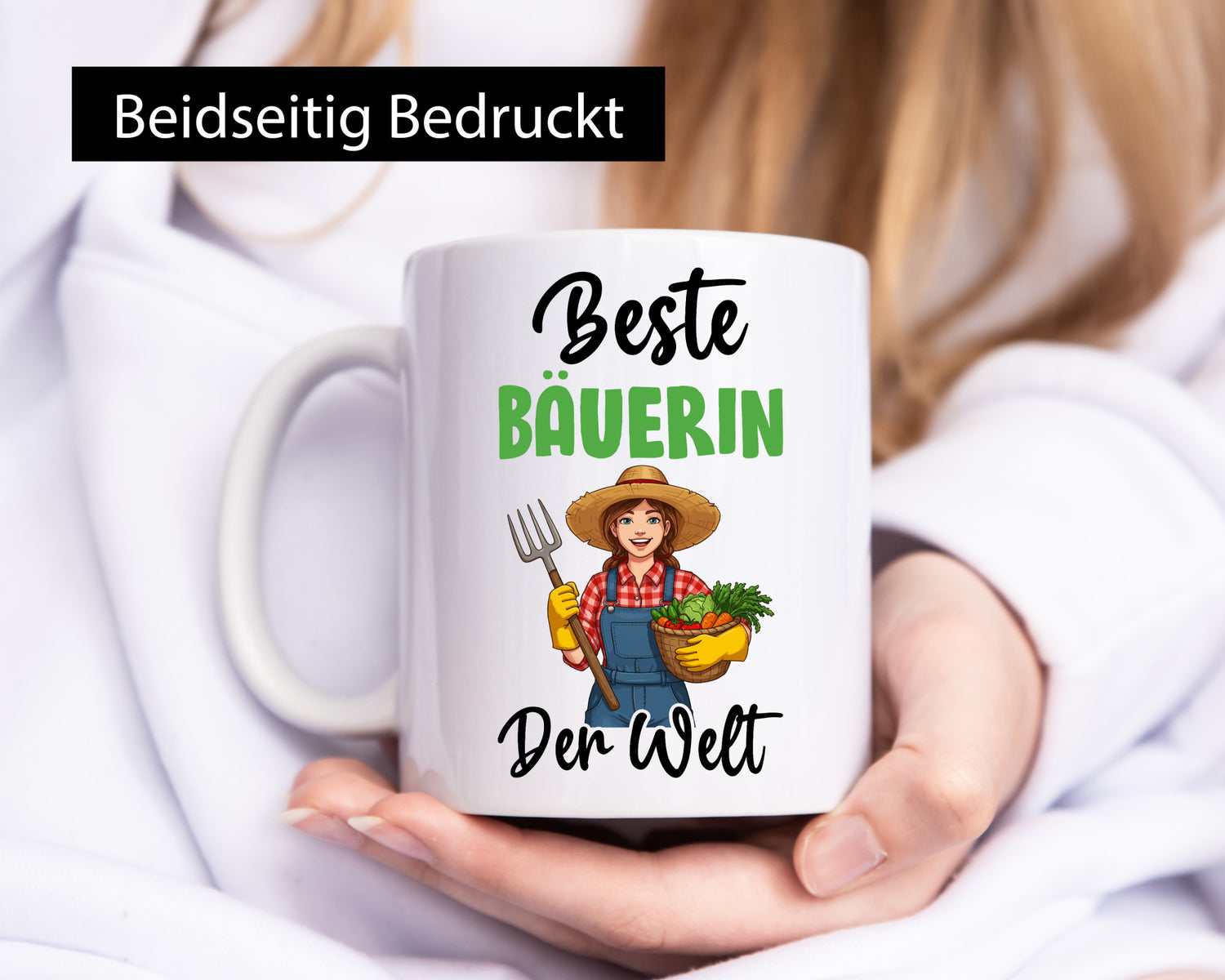 Beste Bäuerin | Bauernhof Landwirtschaft v2 Humor Geschenkidee Tasse