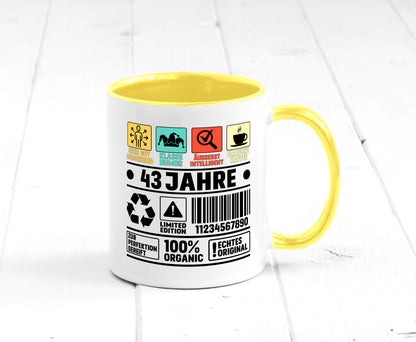 43. Geburtstag | 43 Jahre Humor Limited Edition lustiger Spruch Geschenk