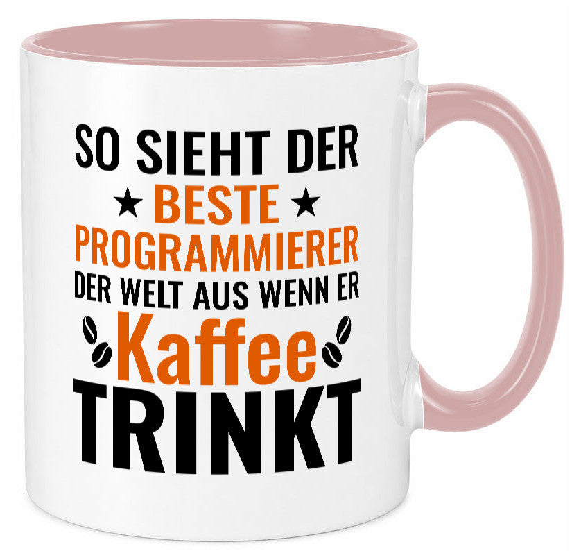 Kaffee trinkt: Programmierer | Software Entwickler Geschenkidee Humor Tasse