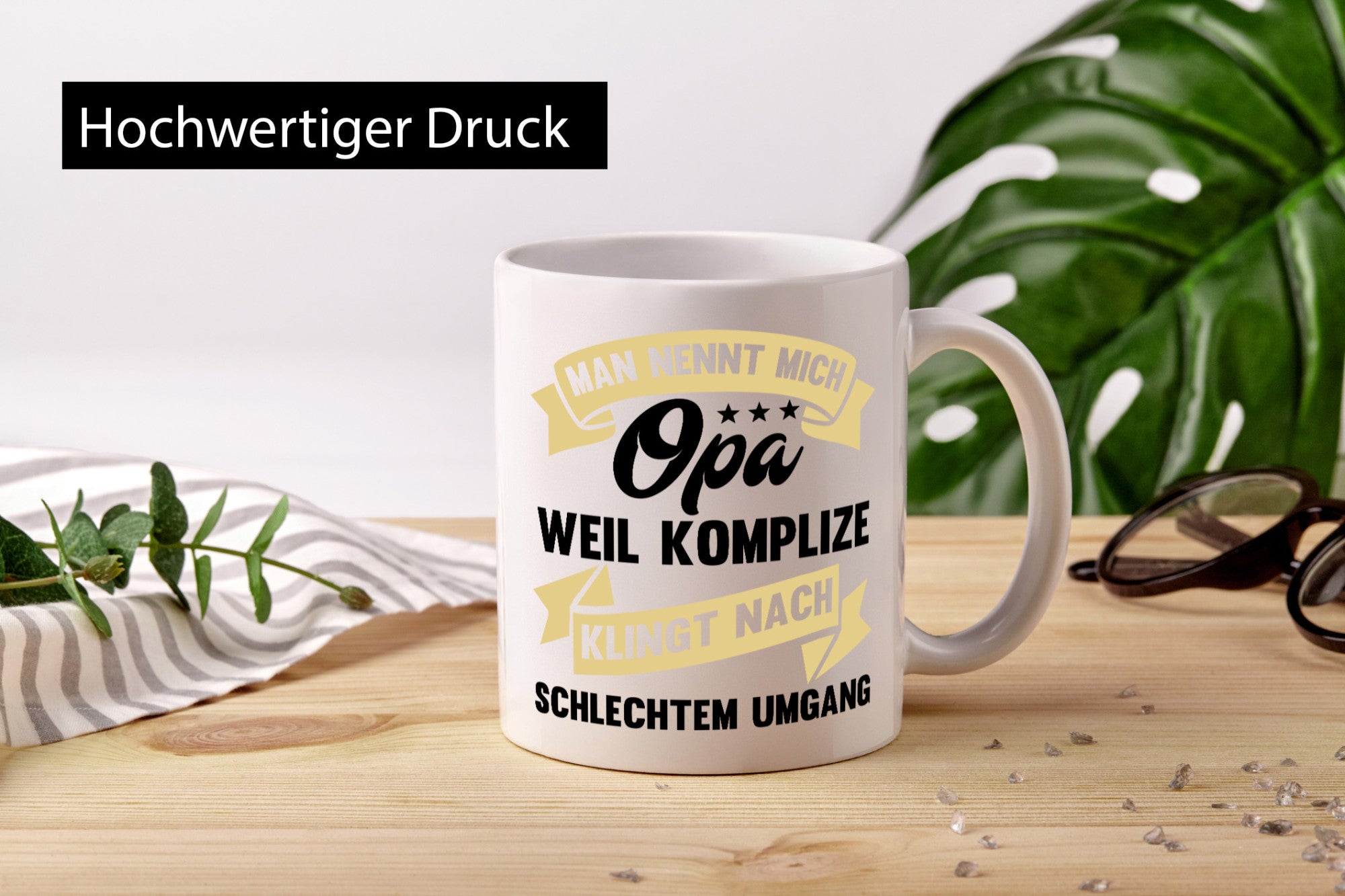 Man nennt mich Opa | Bester der Welt Humor Familie Geschenkidee Tasse