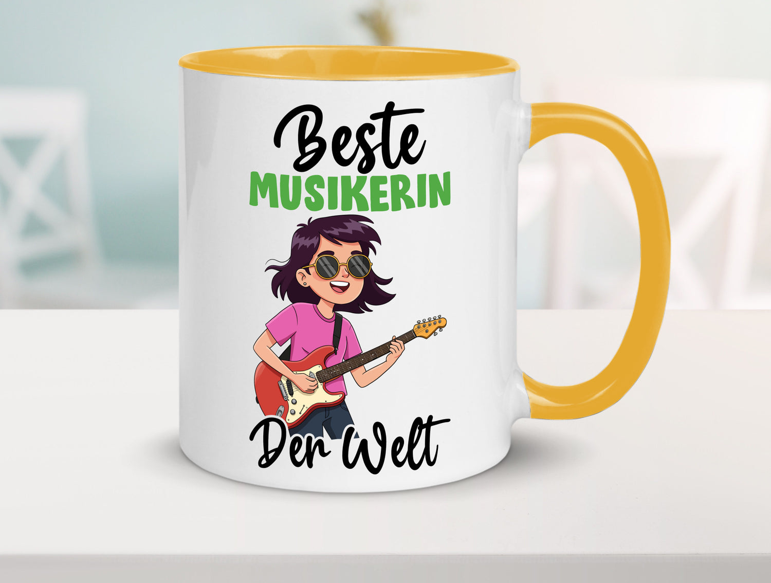 Beste Musikerin | Musik Musikantin v2 Geschenkidee Humor Tasse