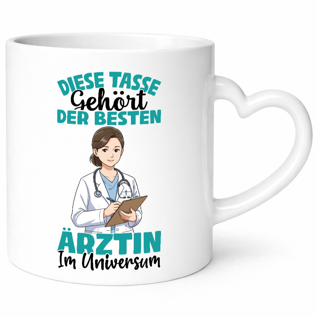 Im Universum: Ärztin | Medizin Doktorin Fachärztin Humor Geschenkidee Tasse