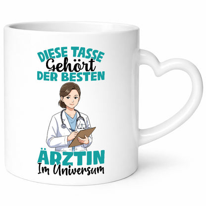 Im Universum: Ärztin | Medizin Doktorin Fachärztin Humor Geschenkidee Tasse