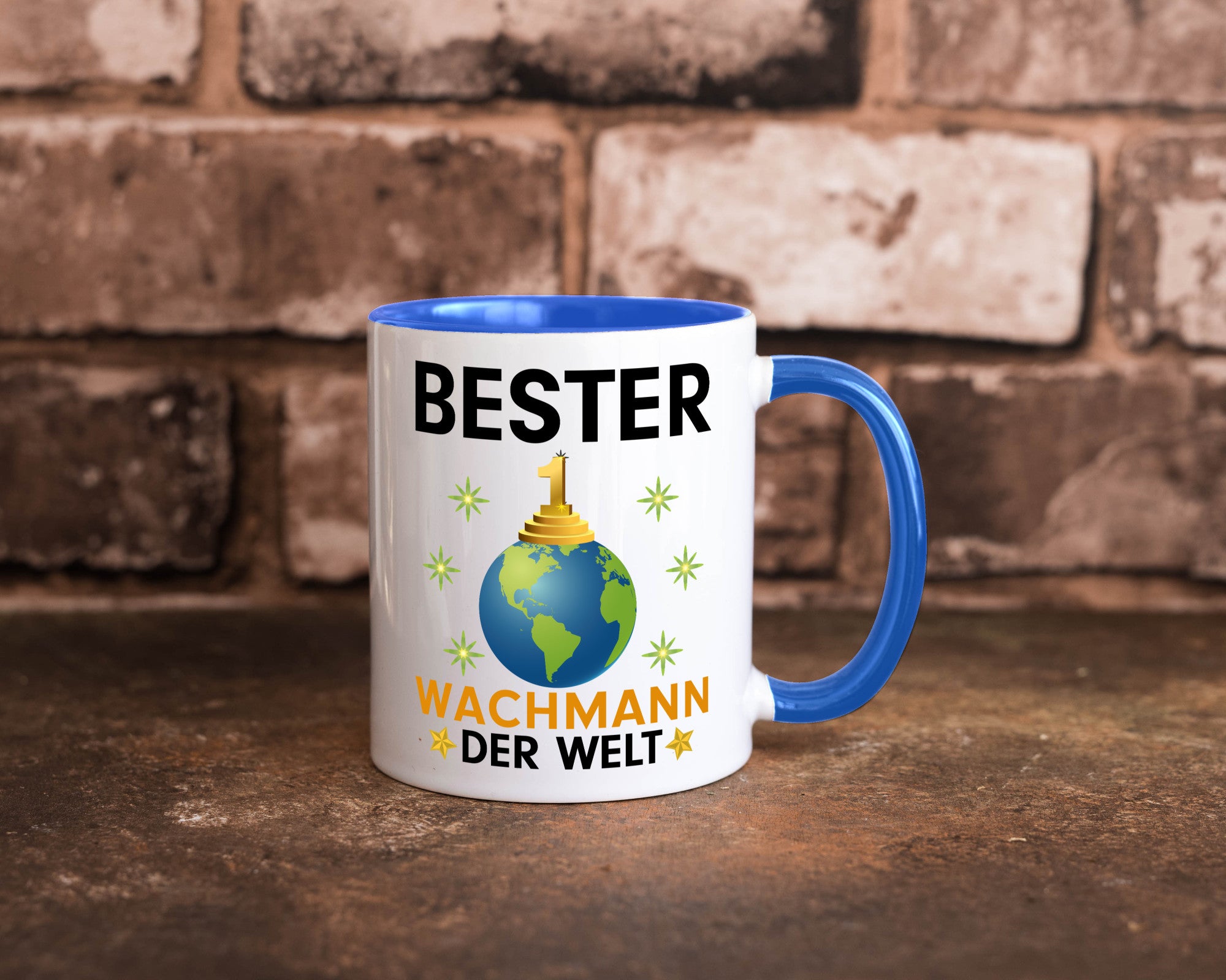Welt Bester Wachmann | Wachpersonal Nachtwächter Humor Geschenkidee Tasse