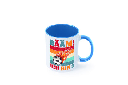 9. Geburtstag | Bääm ich bin 9 Fußball Geschenkidee Humor Tasse