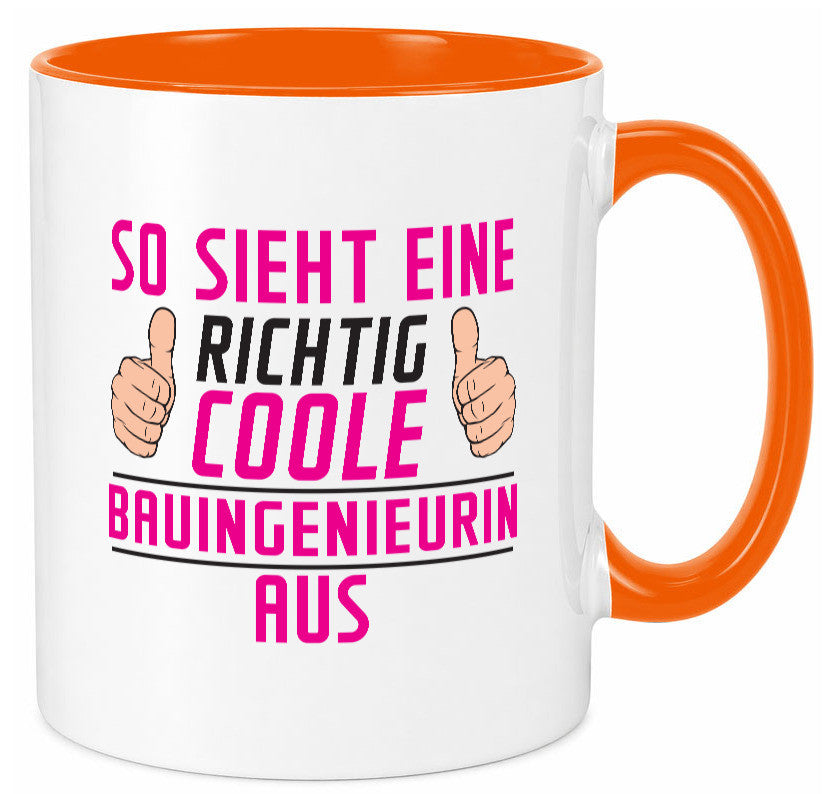 Richtig Coole Bauingenieurin | Ingenieurin lustig Humor Geschenkidee Geschenk