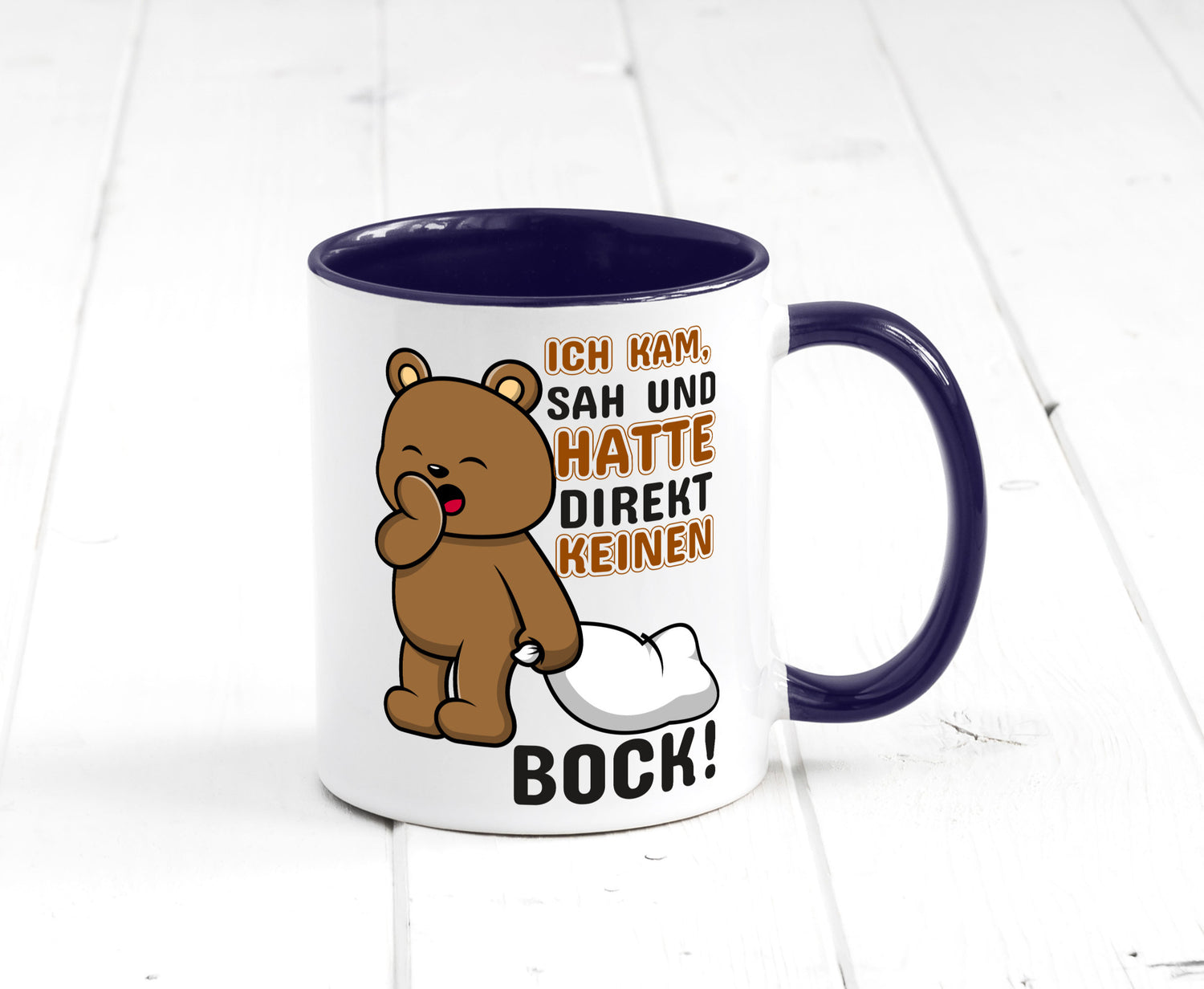 Direkt keinen Bock! | Büro Faultier Morgenmuffel Geschenk Arbeit Kollegen