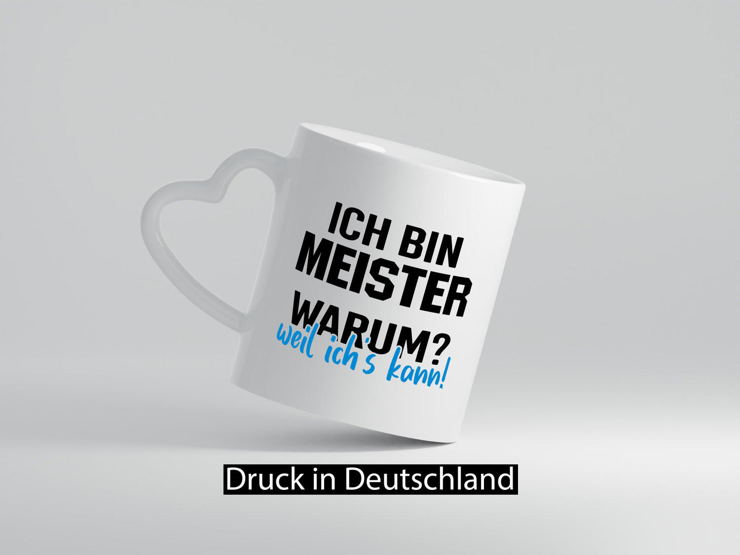 Ich bin Meister | Weil es kann Arbeit Bester Humor Kollegen Büro Geschenkidee