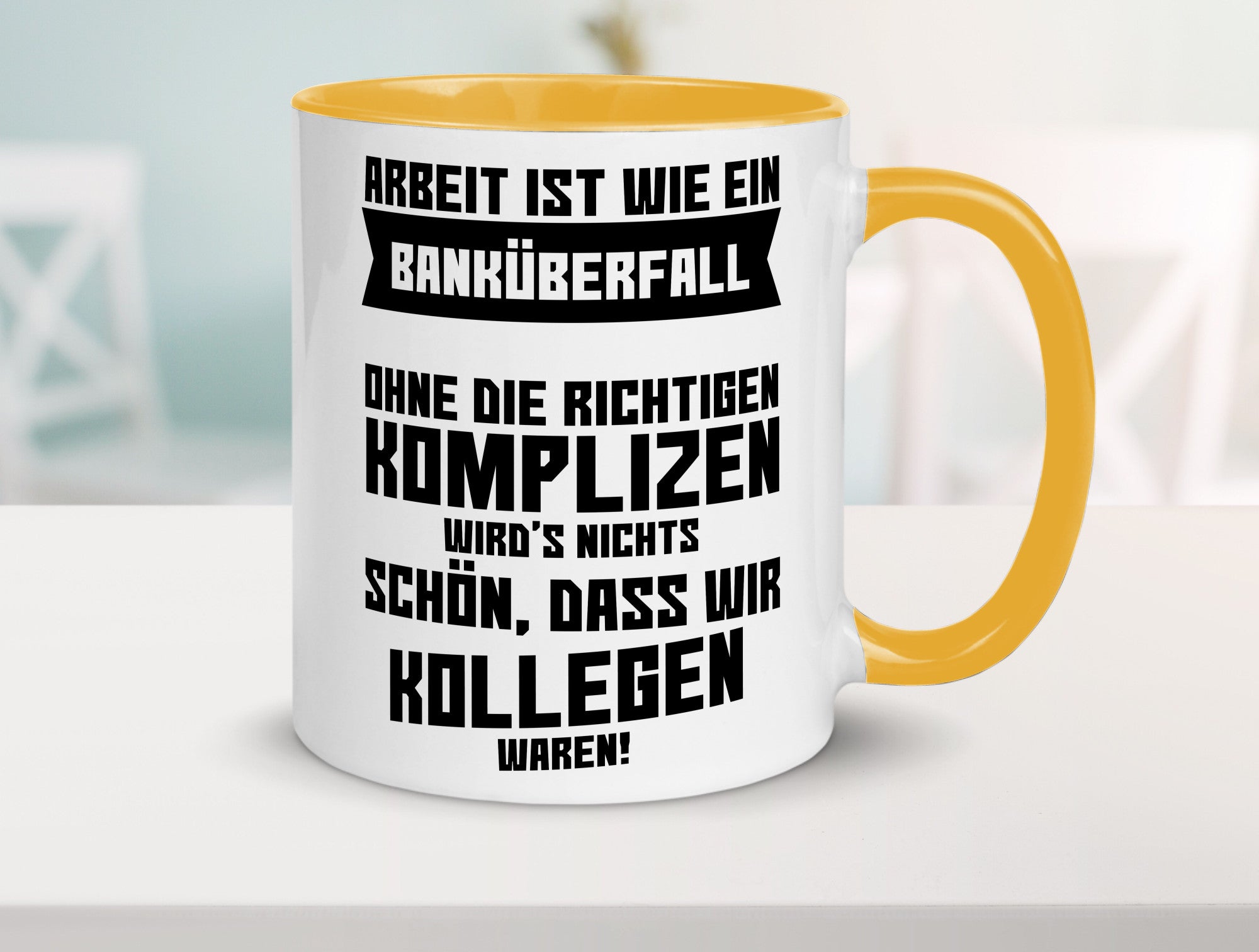 Arbeit | Kollegen Komplizen Jobwechsel Abschied Büro lustiger Spruch Geschenk