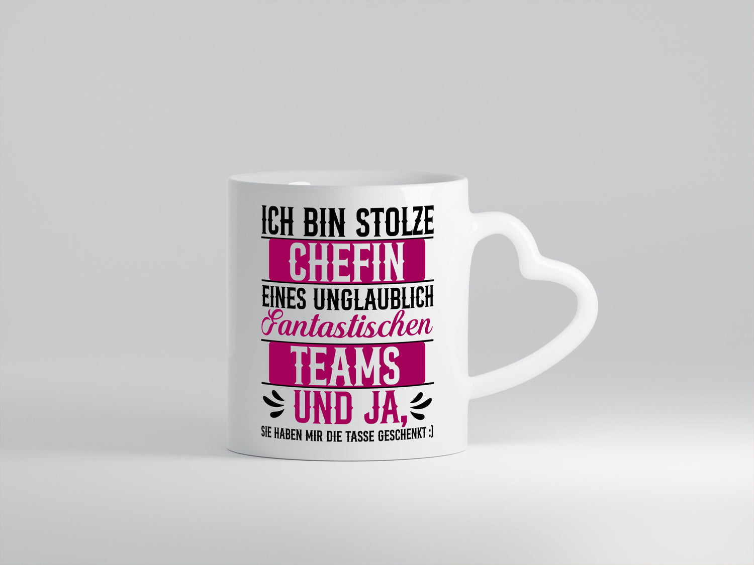 Stolze Chefin | Tolles Team Mitarbeiter lustig Arbeit Kollegen Büro Geschenk