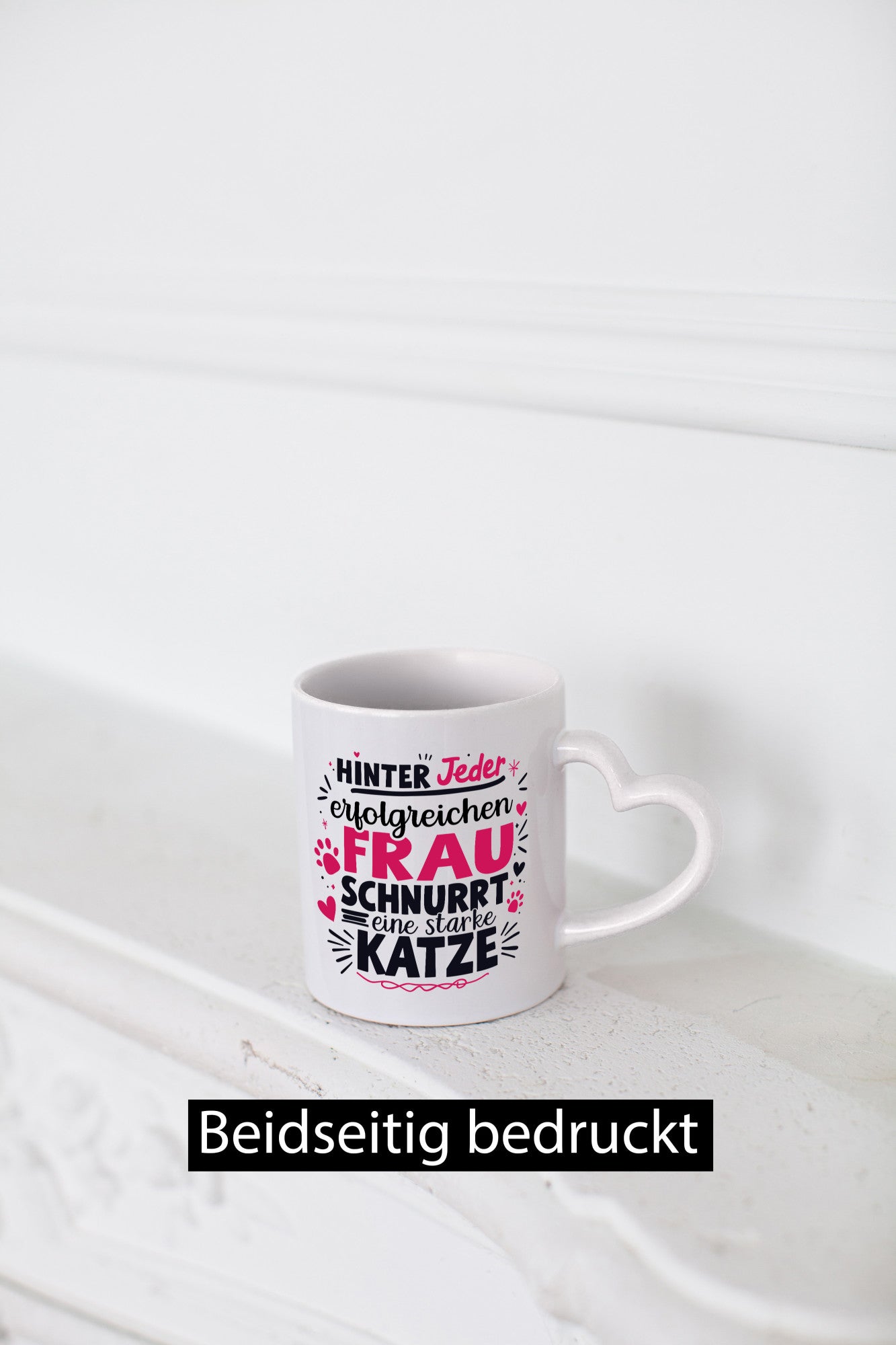 Successful Woman Purring a Strong Cat | Cat Lady Humor Animal Lover
