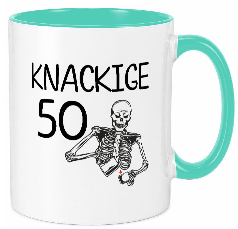 50. Geburtstag | Alt Knackig und Geschenk Geschenkidee lustiger Spruch Tasse