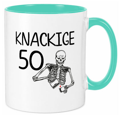 50. Geburtstag | Alt Knackig und Geschenk Geschenkidee lustiger Spruch Tasse