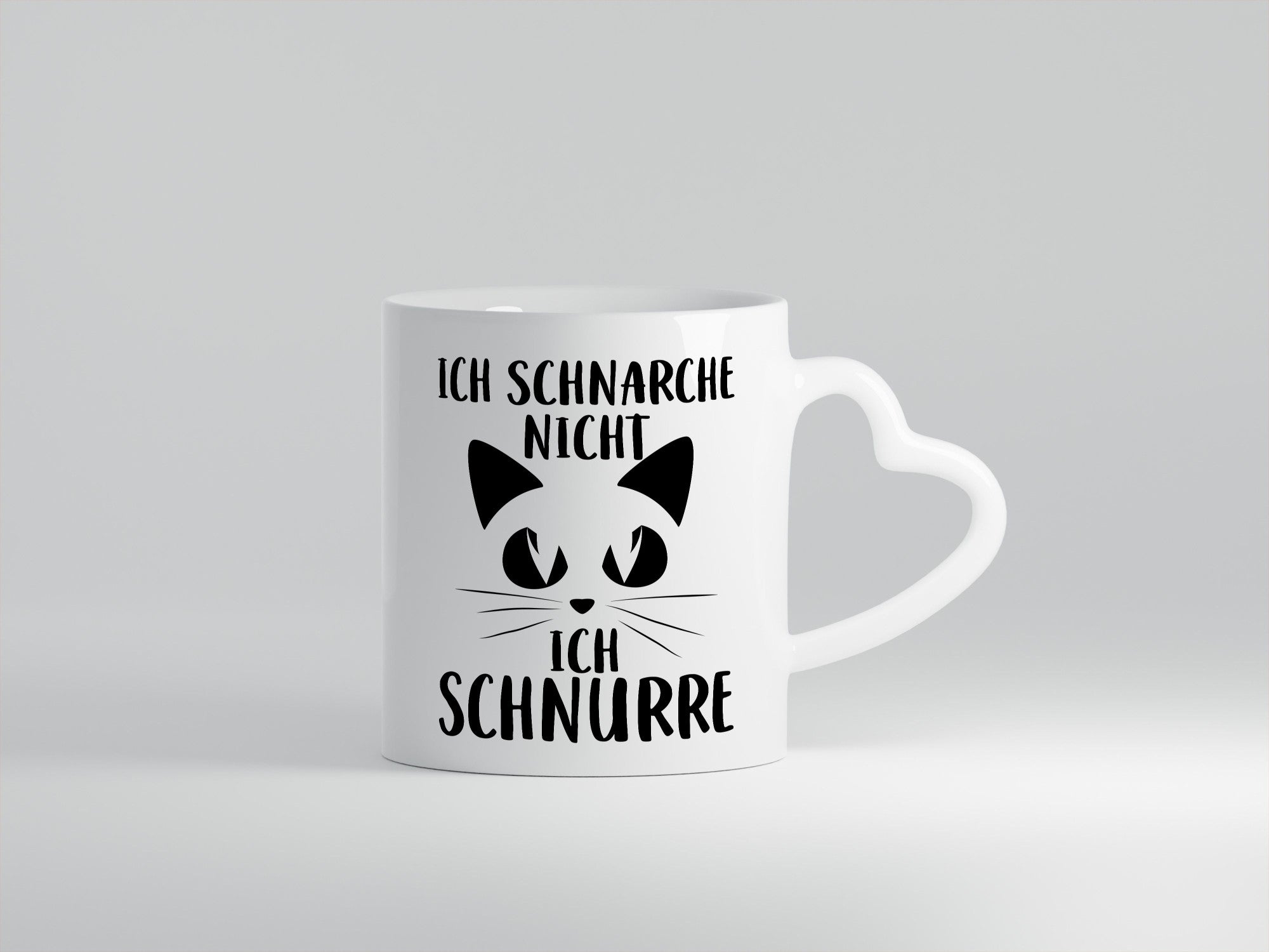 Nicht schnarchen, schnurren | Katze Schnurrhaare Augen Geschenkidee