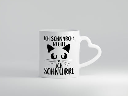 Nicht schnarchen, schnurren | Katze Schnurrhaare Augen Geschenkidee