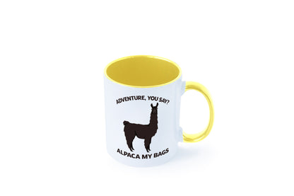 Adventure, Alpaca | Humor Geschenkidee Tasse