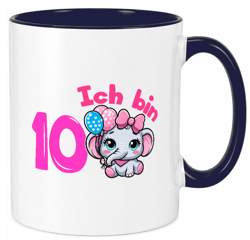 10. Geburtstag | 10 Jahre Elefant Mädchen Geschenk Geschenkidee lustiger Spruch