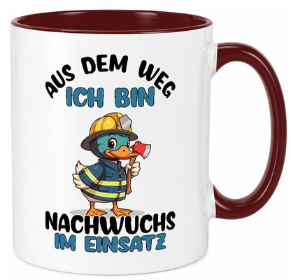 THW nachwuchs | Technische Hilfe Hilfswerk aus dem weg Geschenkidee Humor Tasse
