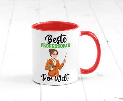 Beste Professorin | Uni Universität v2 Humor Geschenkidee Tasse