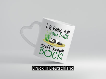 Ich habe kein Bock v2 Geschenk Humor Geschenkidee lustiger Spruch Tasse