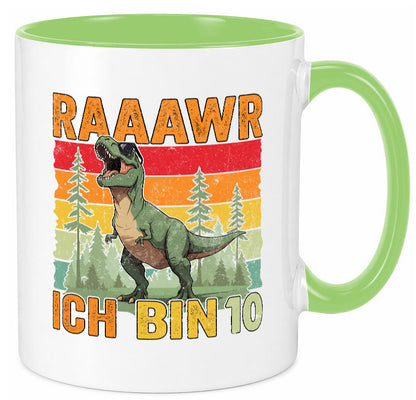 10. Geburtstag | 10 Jahre rarrrr ich bin Dinosaurier lustig Geschenkidee